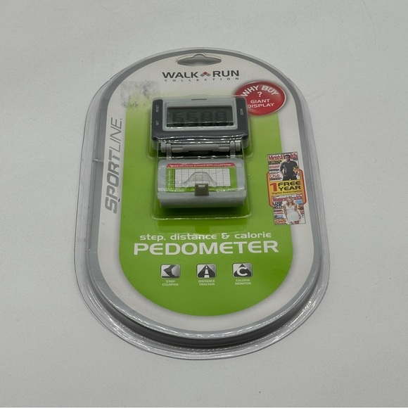 Sportline Walk Run Collection - Calorie, Step & Distance Pedometer - New - Picture 1 of 6